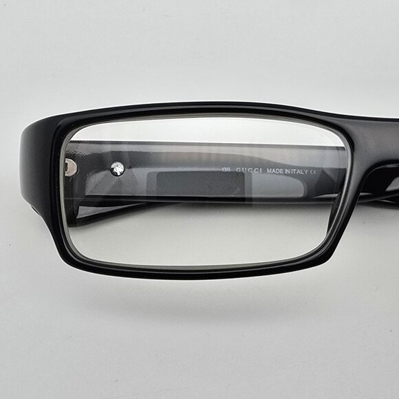 Gucci GG1444 807 Black Rectangular Eyeglasses Frame w/ Case Italy 51-15-130 - Picture 13 of 15